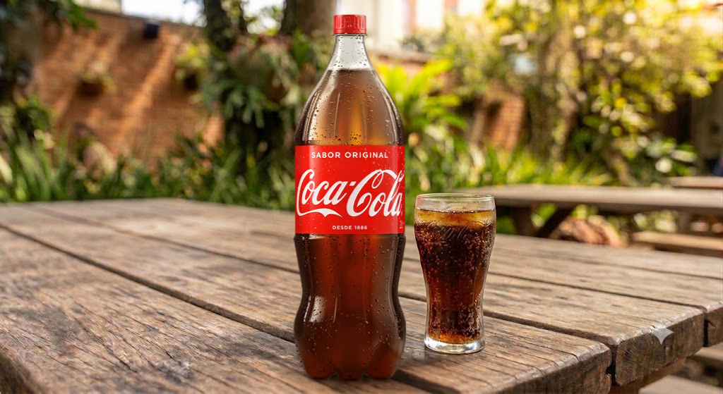 Foto ilustrativa de Coca-Cola 2 Litros — imagem provisória, será substituída pela foto real