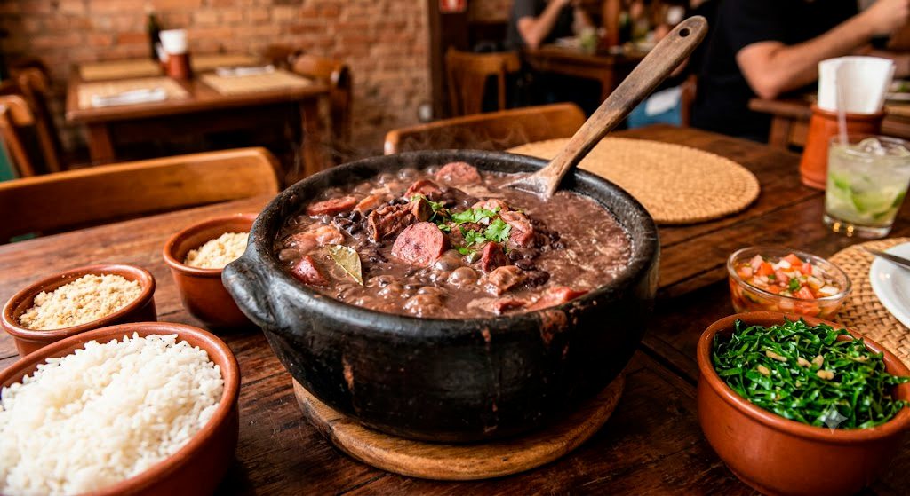 Foto ilustrativa da Feijoada Grande — imagem provisória, será substituída pela foto real do prato