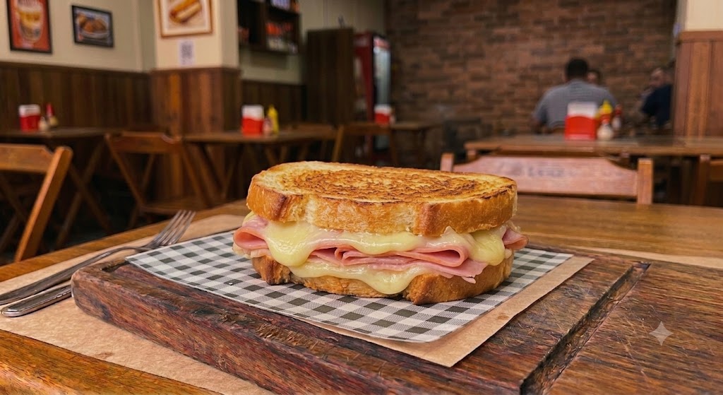 Foto ilustrativa de Misto Quente — imagem provisória, será substituída pela foto real do prato